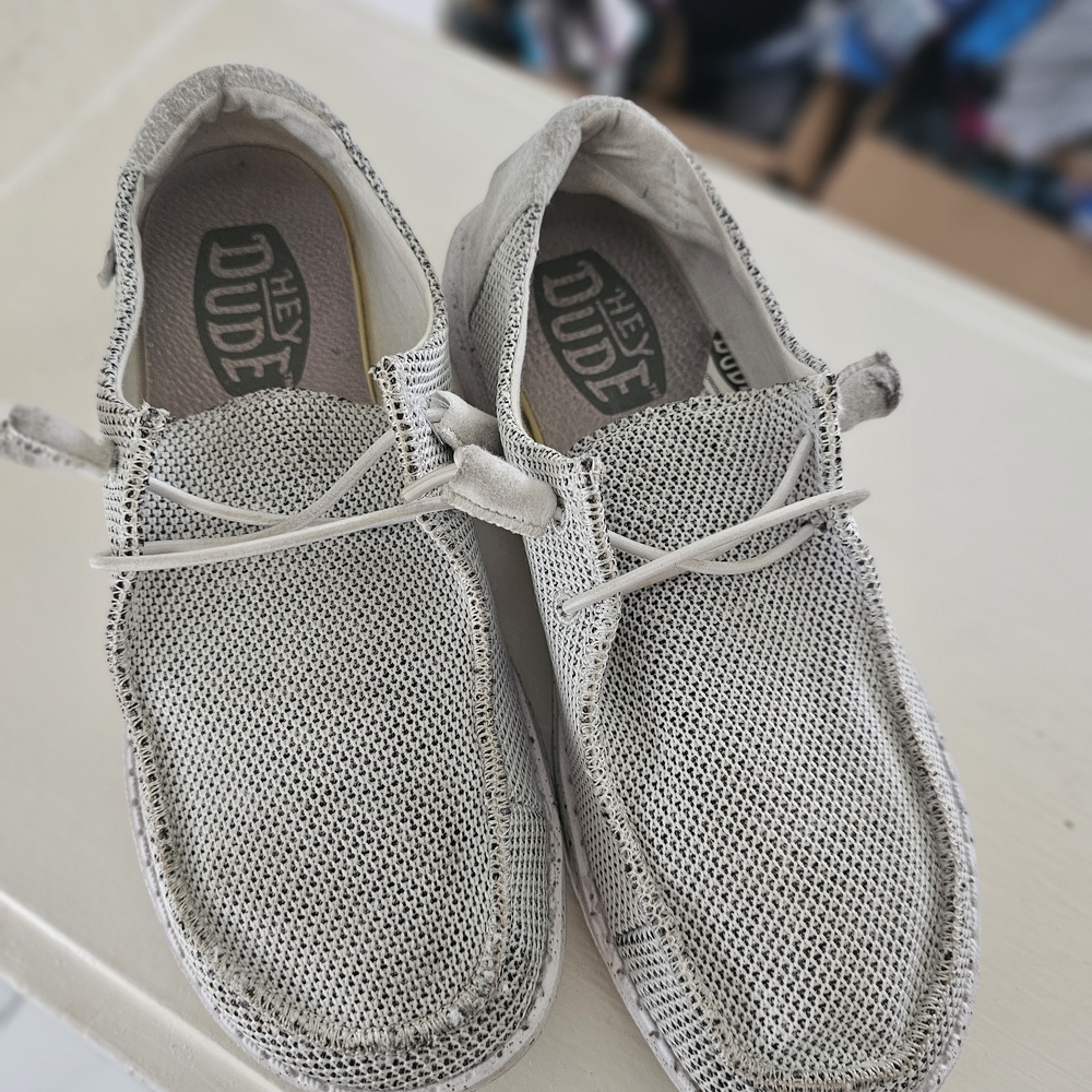 Hey Dude Gray Casual Shoes